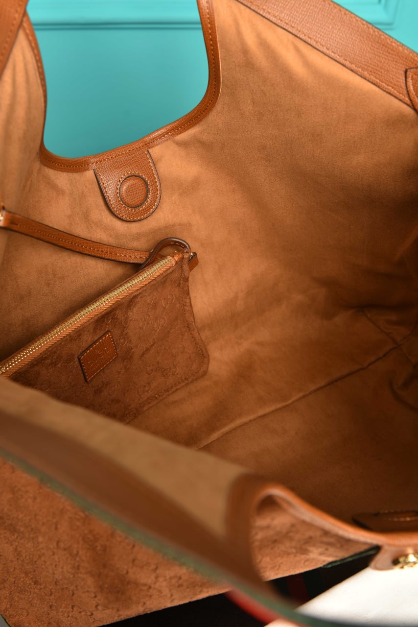 GG - Giglio Large Tote Bag in Suede