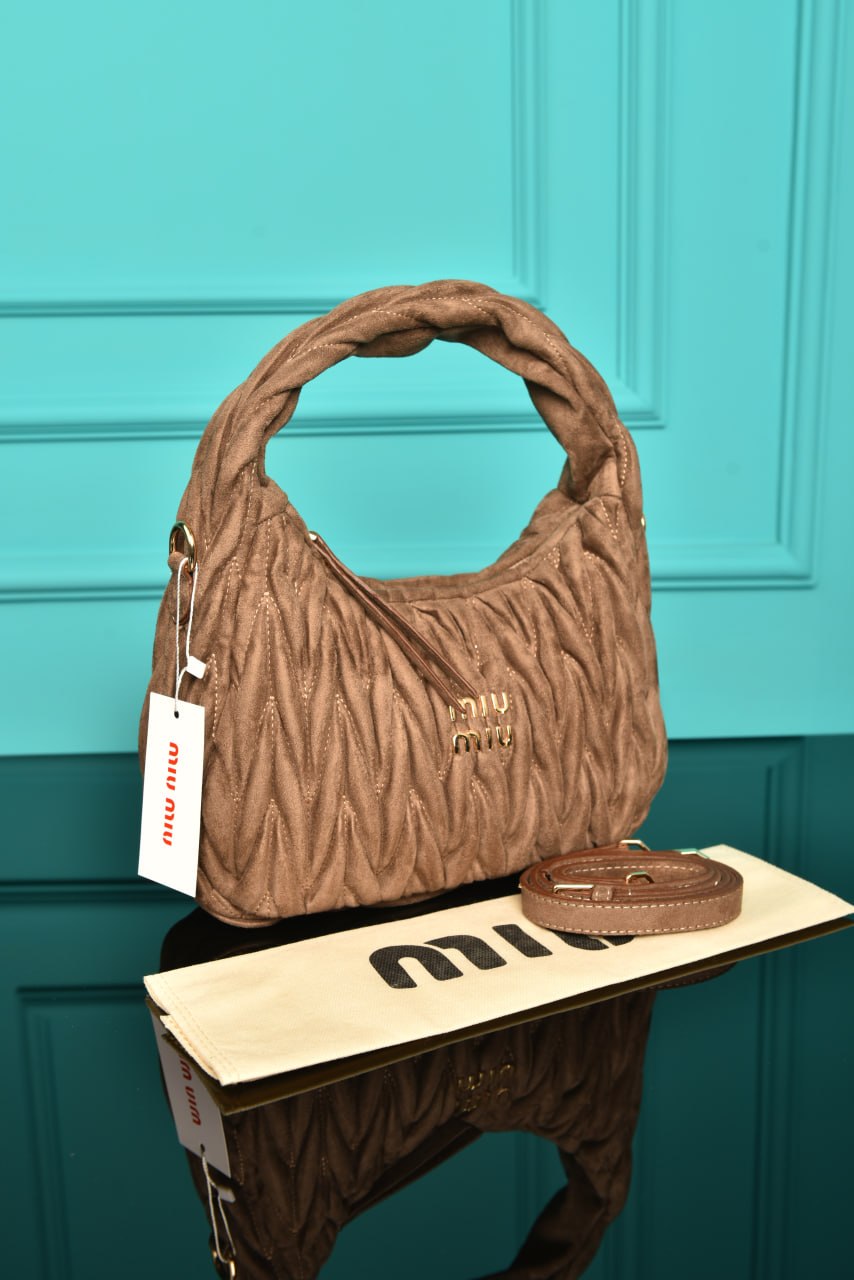 MM - Wander Matelasse Bag in Suede