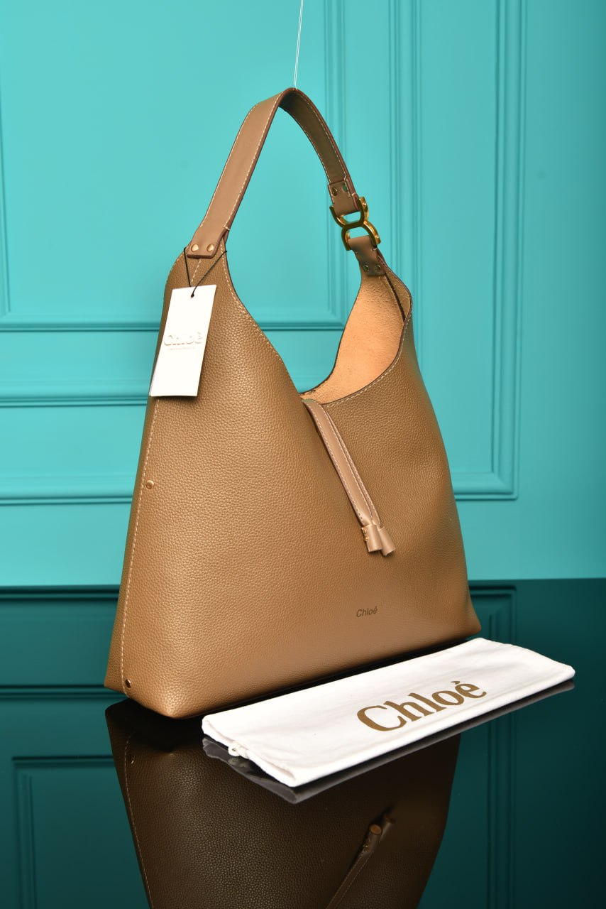 CLE - Marcie Hobo Bag in Grained Leather