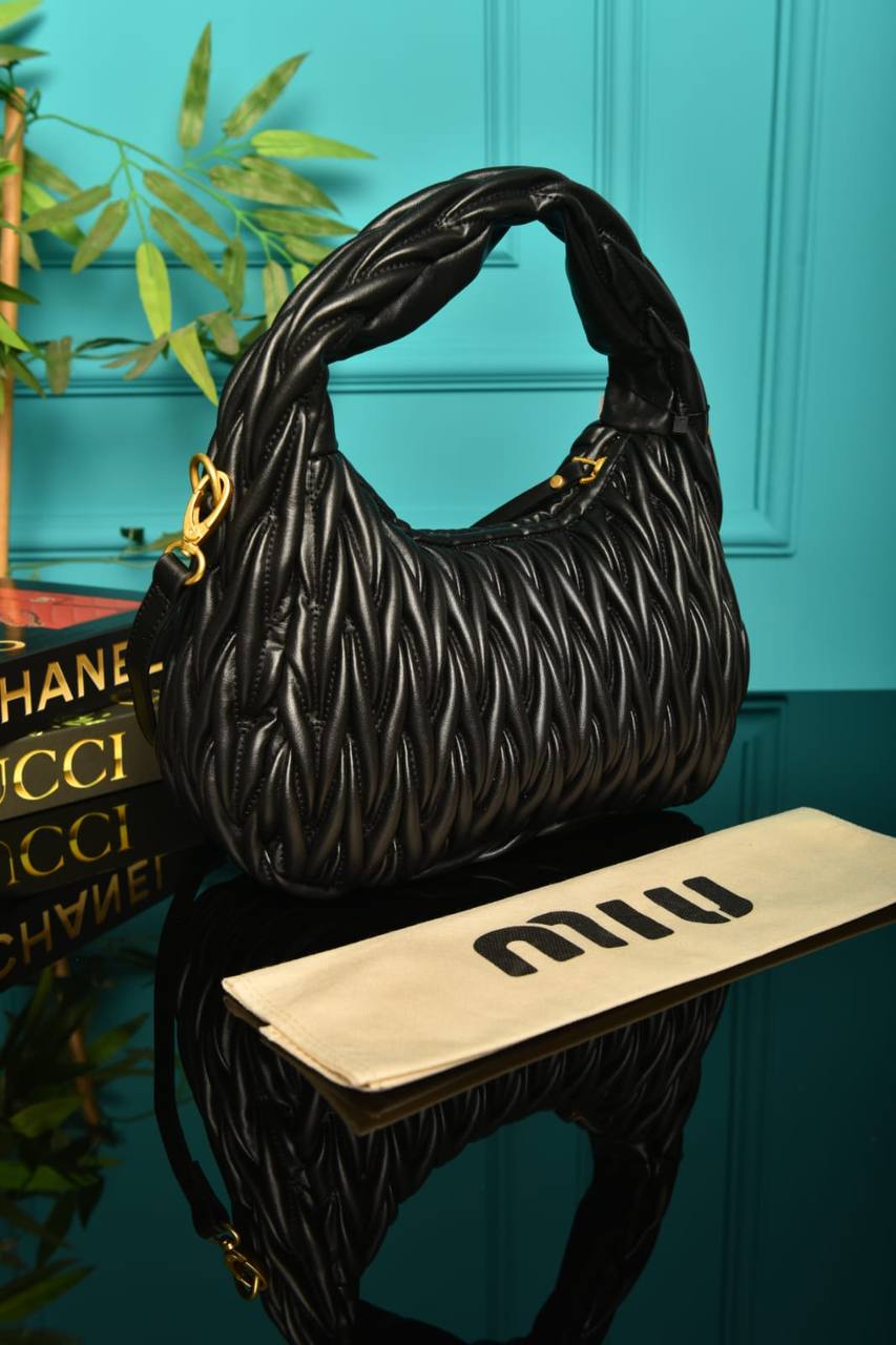 MM- Wander Matelasse Hobo Bag