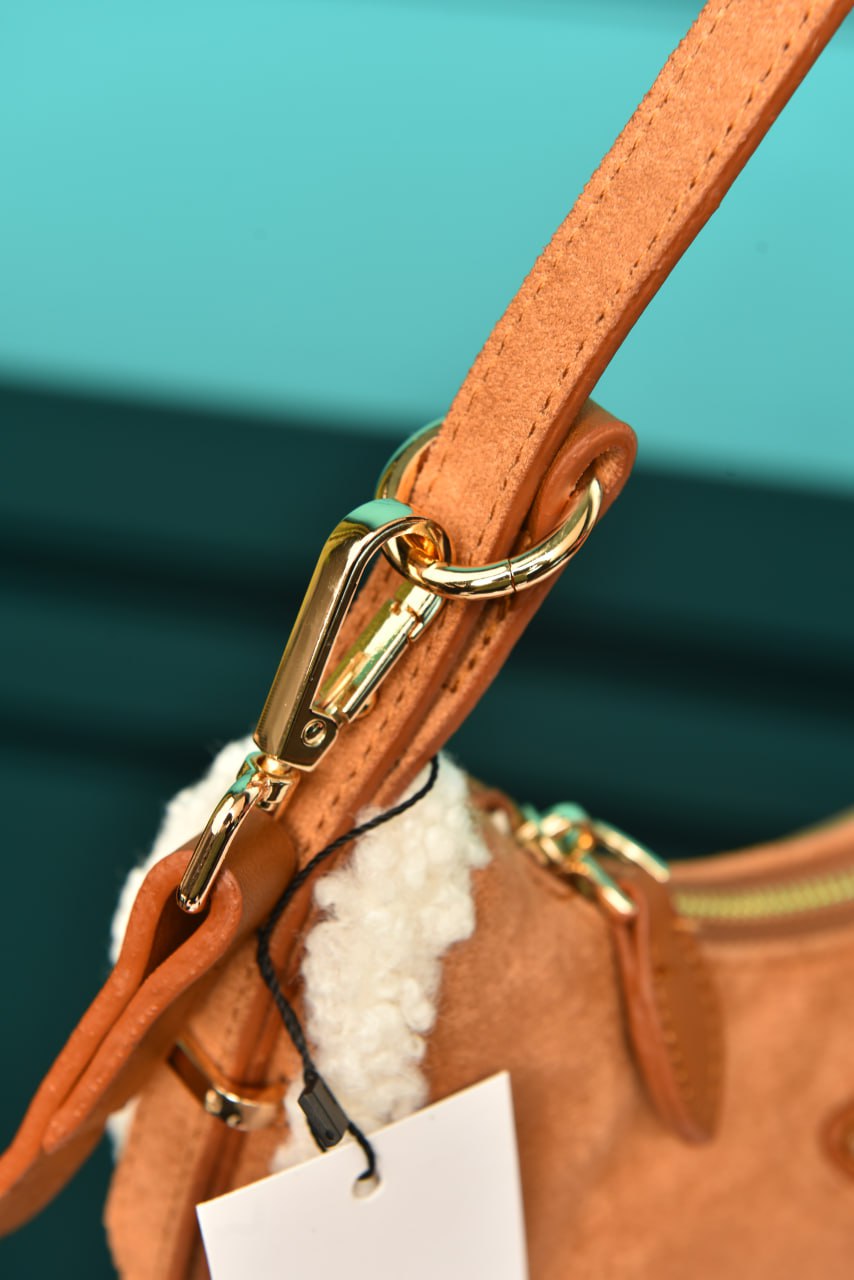 PRD - Arque Small Leather Shoulder Bag (Suede)