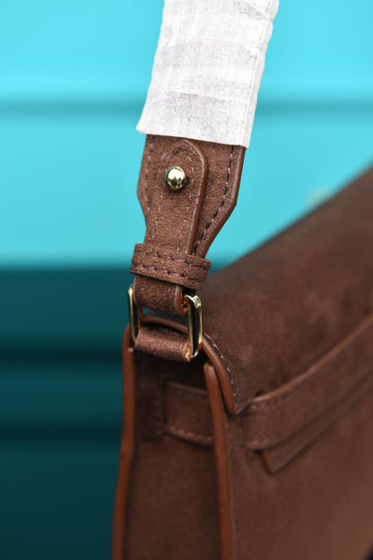 HRMS - Kelly Classique To Go Wallet in Suede