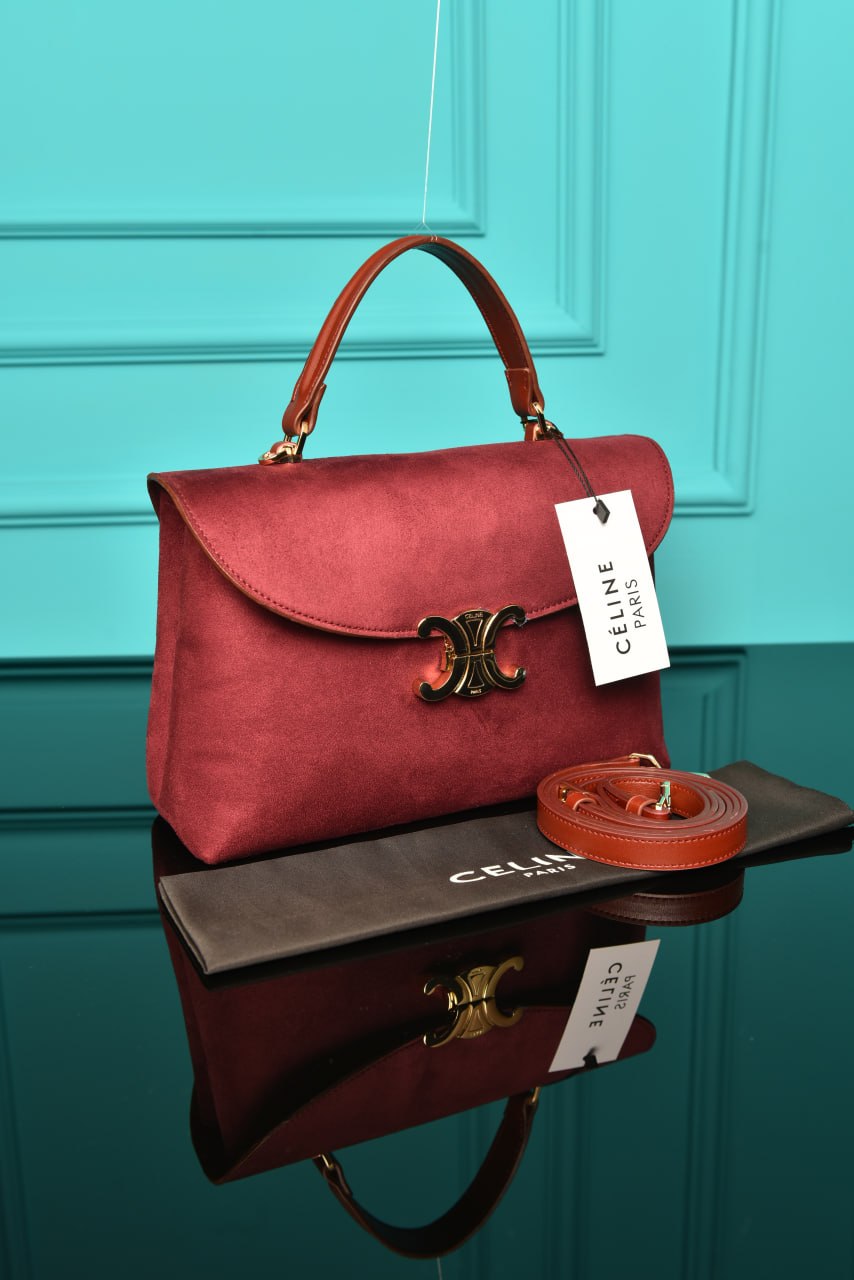 CLN - Medium Nino Bag in Supple Grained Suede