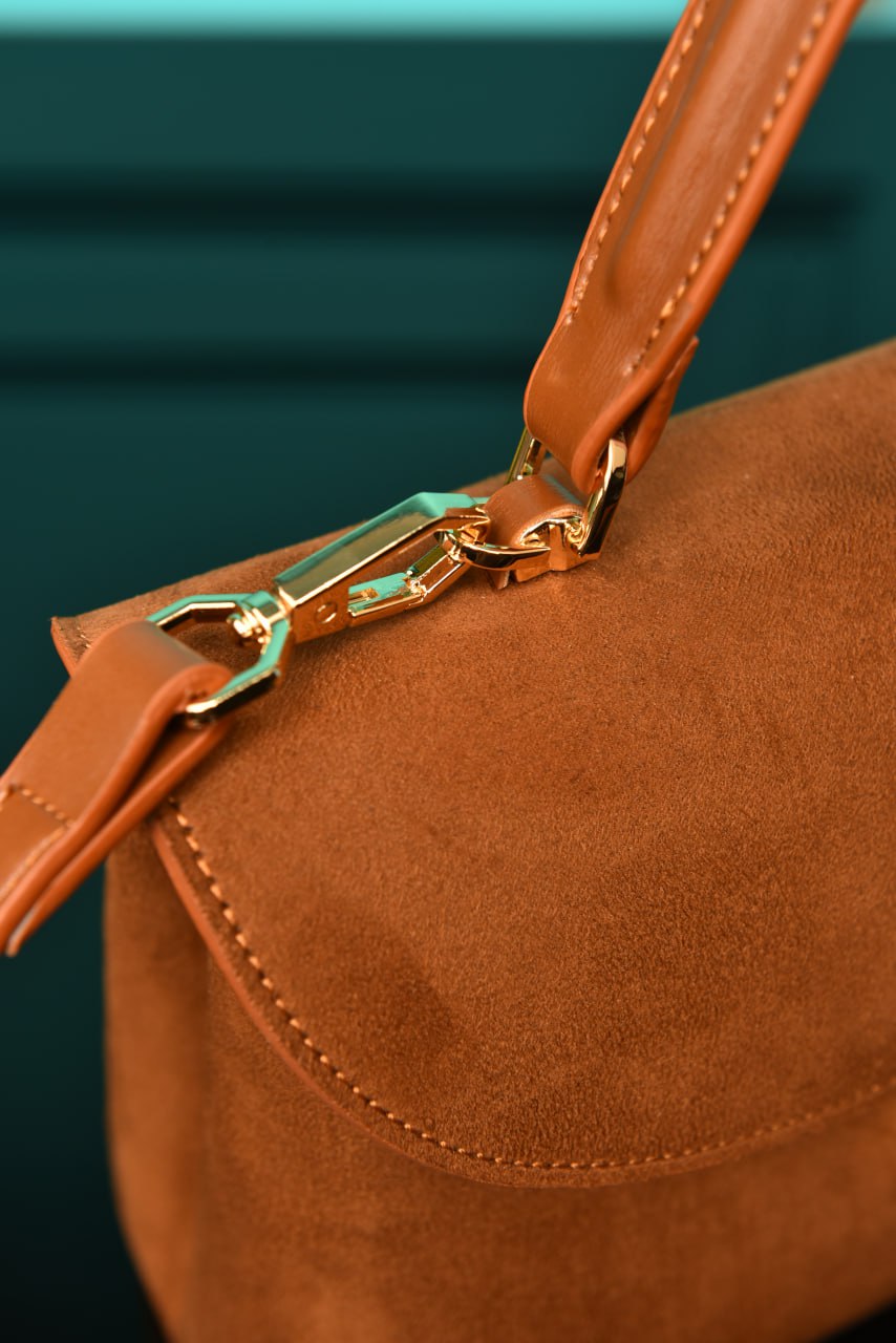 CLN - Medium Nino Bag in Supple Grained Suede