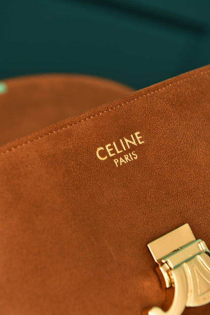 CLN - Medium Nino Bag in Supple Grained Suede
