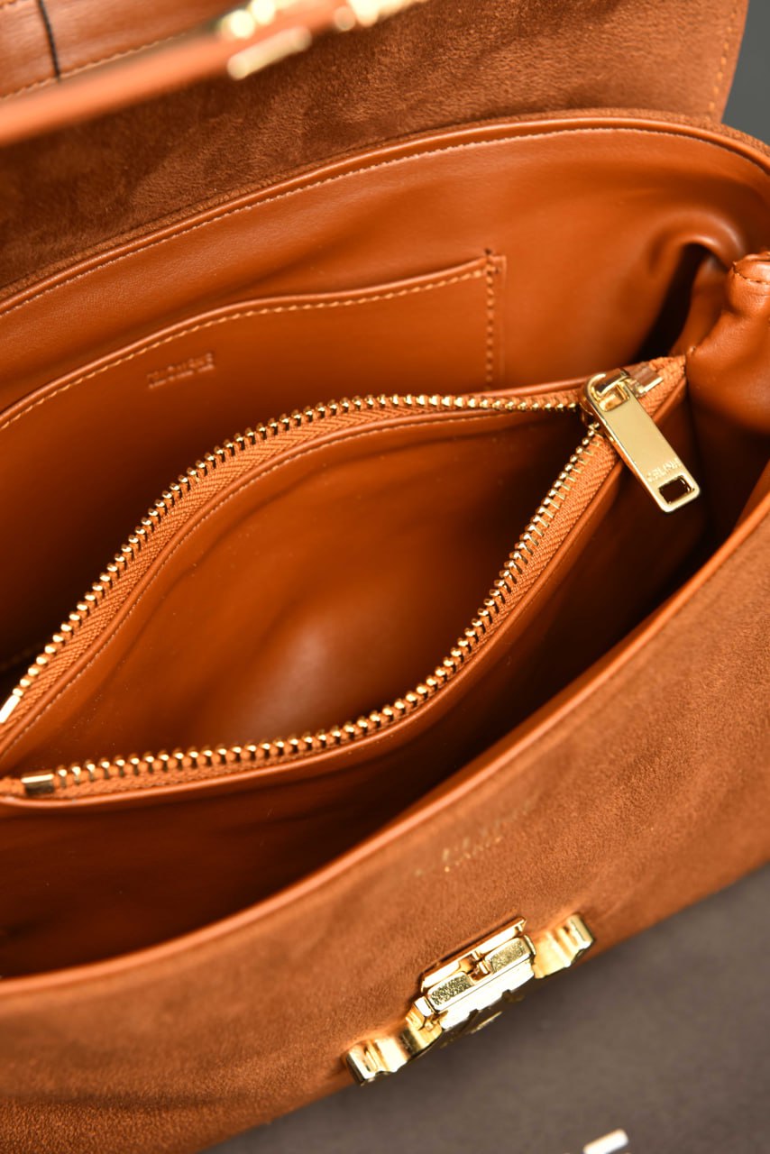 CLN - Medium Nino Bag in Supple Grained Suede