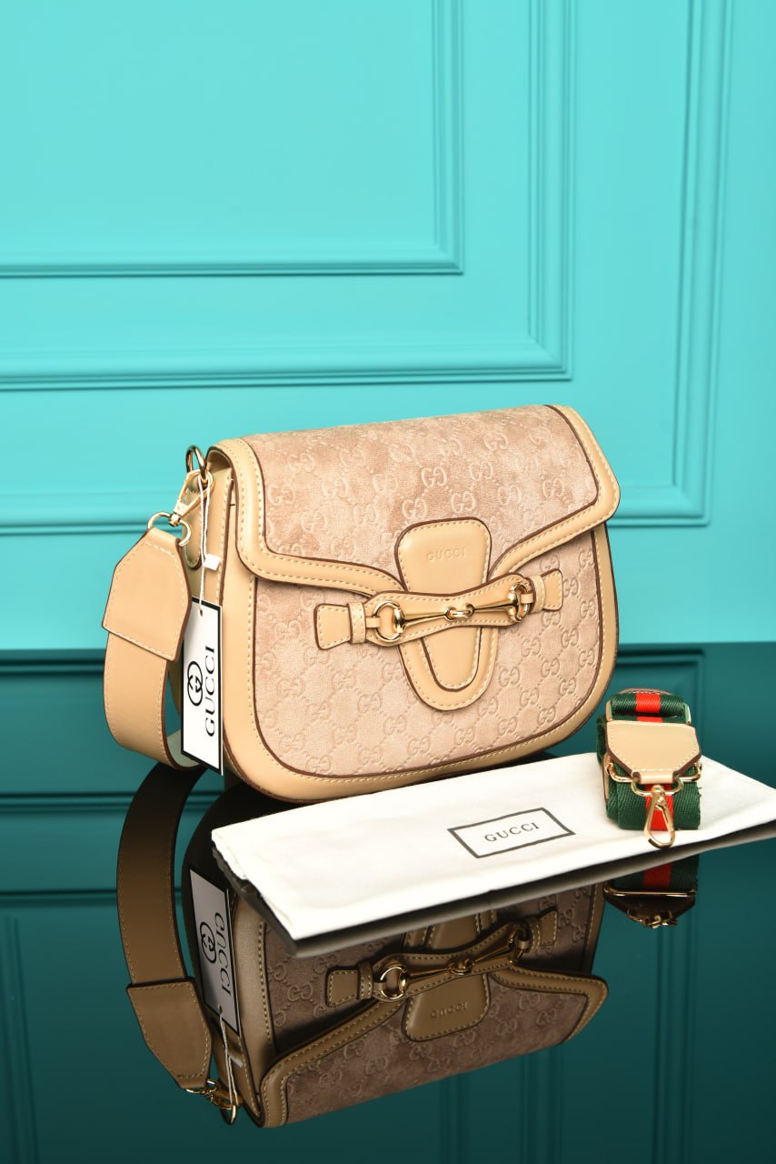 GG - Horsebit Shoulder Bag in Leather