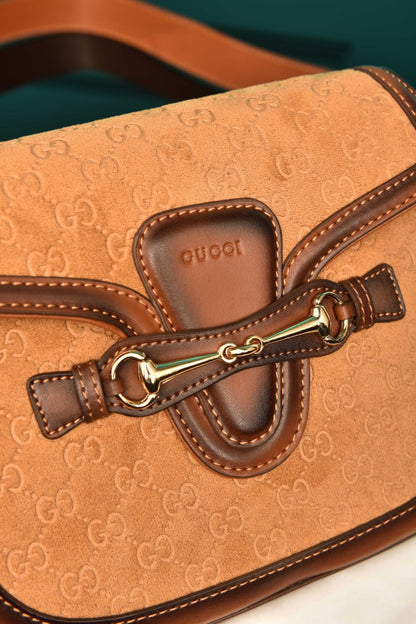 GG - Horsebit Shoulder Bag in Leather