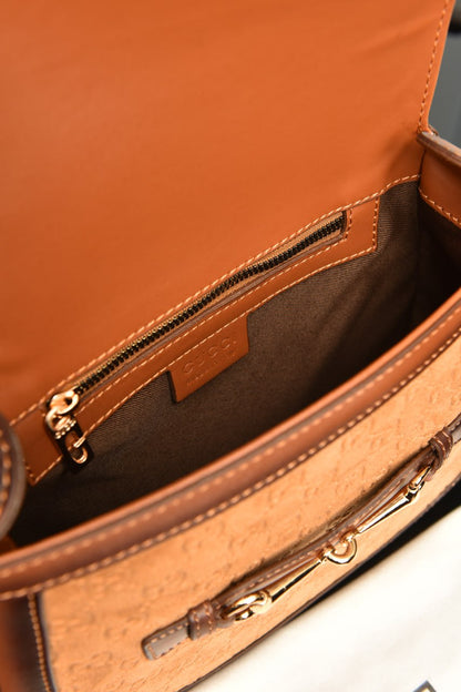 GG - Horsebit Shoulder Bag in Leather