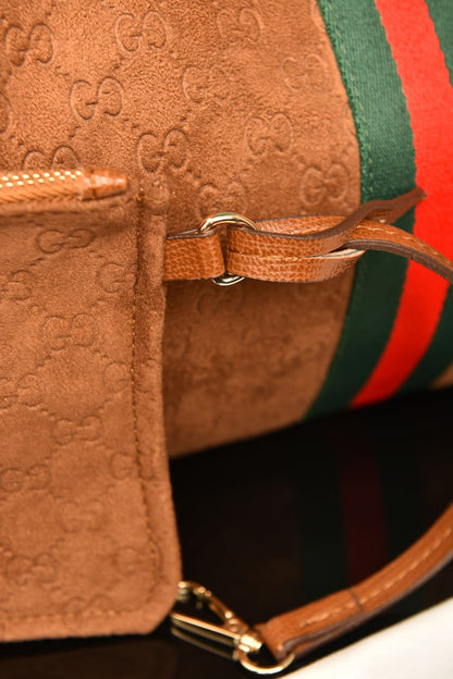 GG - Giglio Large Tote Bag in Suede