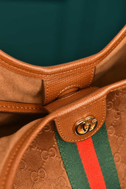 GG - Giglio Large Tote Bag in Suede