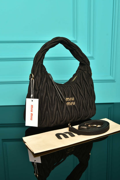 MM - Wander Matelasse Bag in Suede