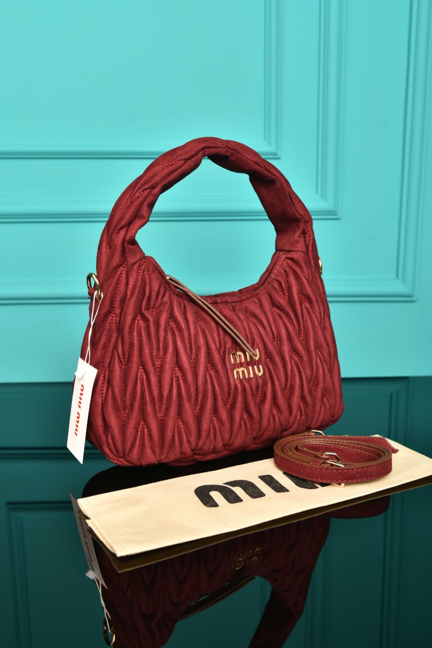MM - Wander Matelasse Bag in Suede