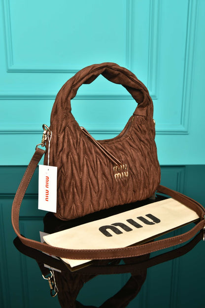 MM - Wander Matelasse Bag in Suede