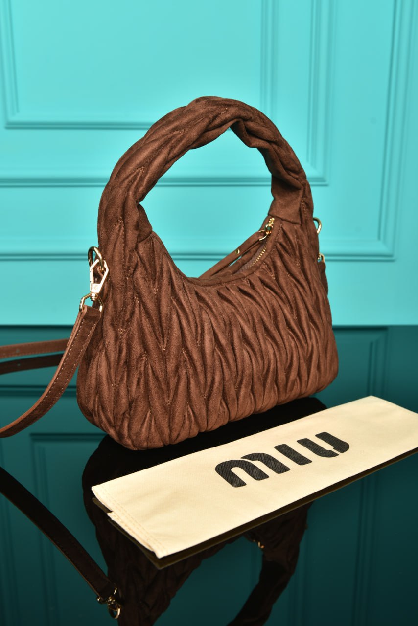 MM - Wander Matelasse Bag in Suede