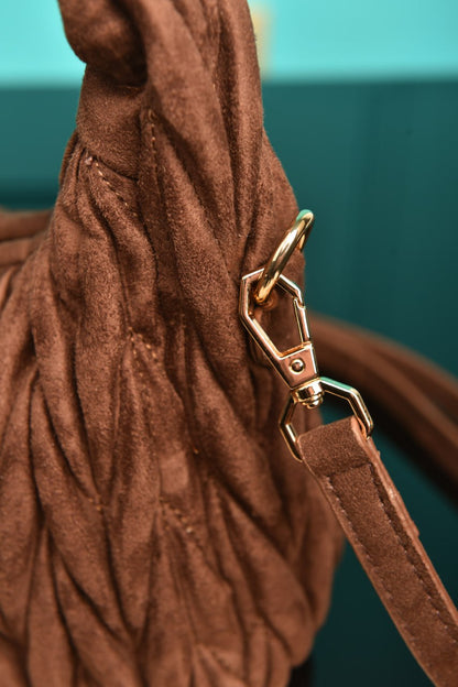 MM - Wander Matelasse Bag in Suede