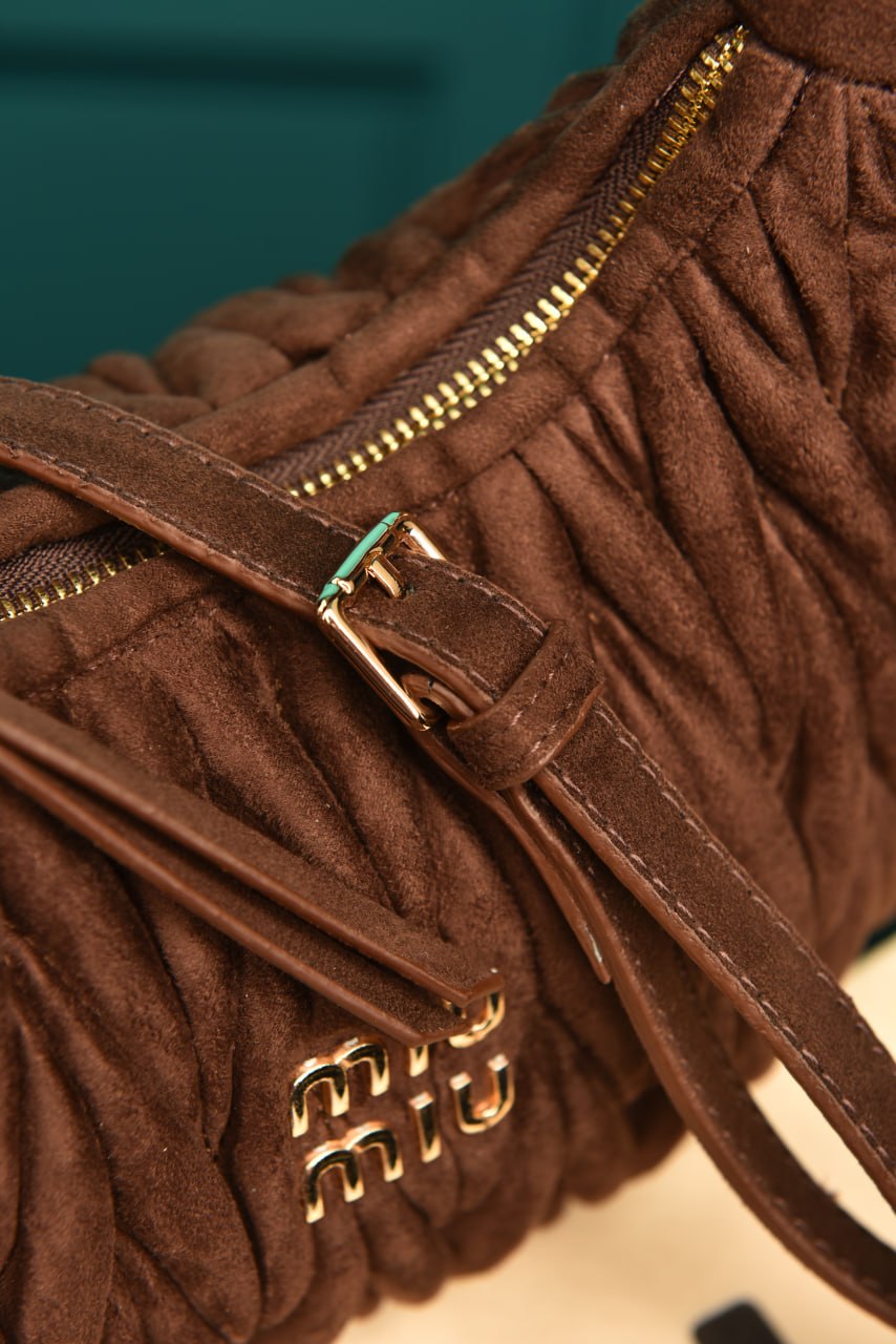 MM - Wander Matelasse Bag in Suede
