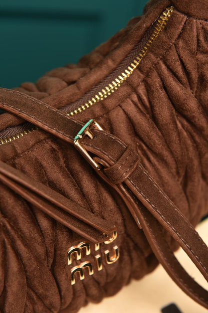 MM - Wander Matelasse Bag in Suede