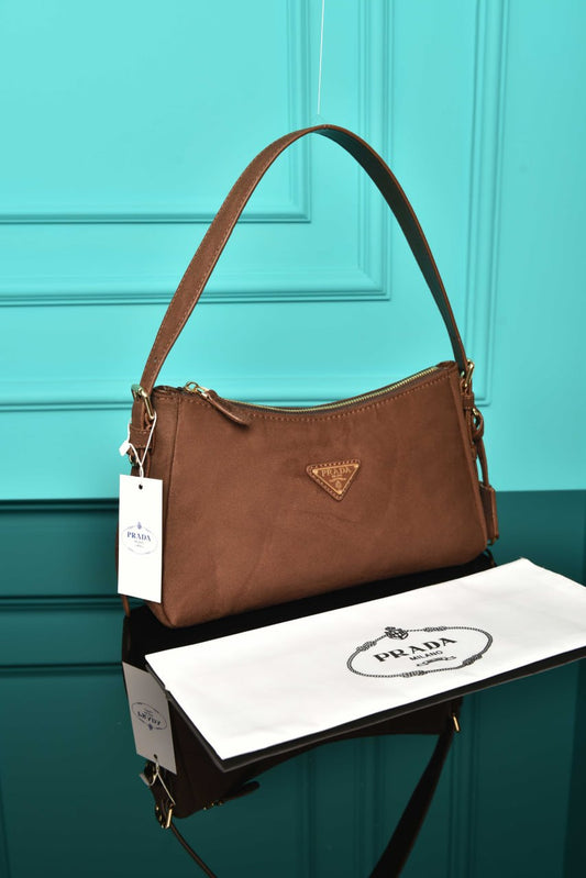 PRD - Aimee Medium Leather Shoulder Bag in Suede