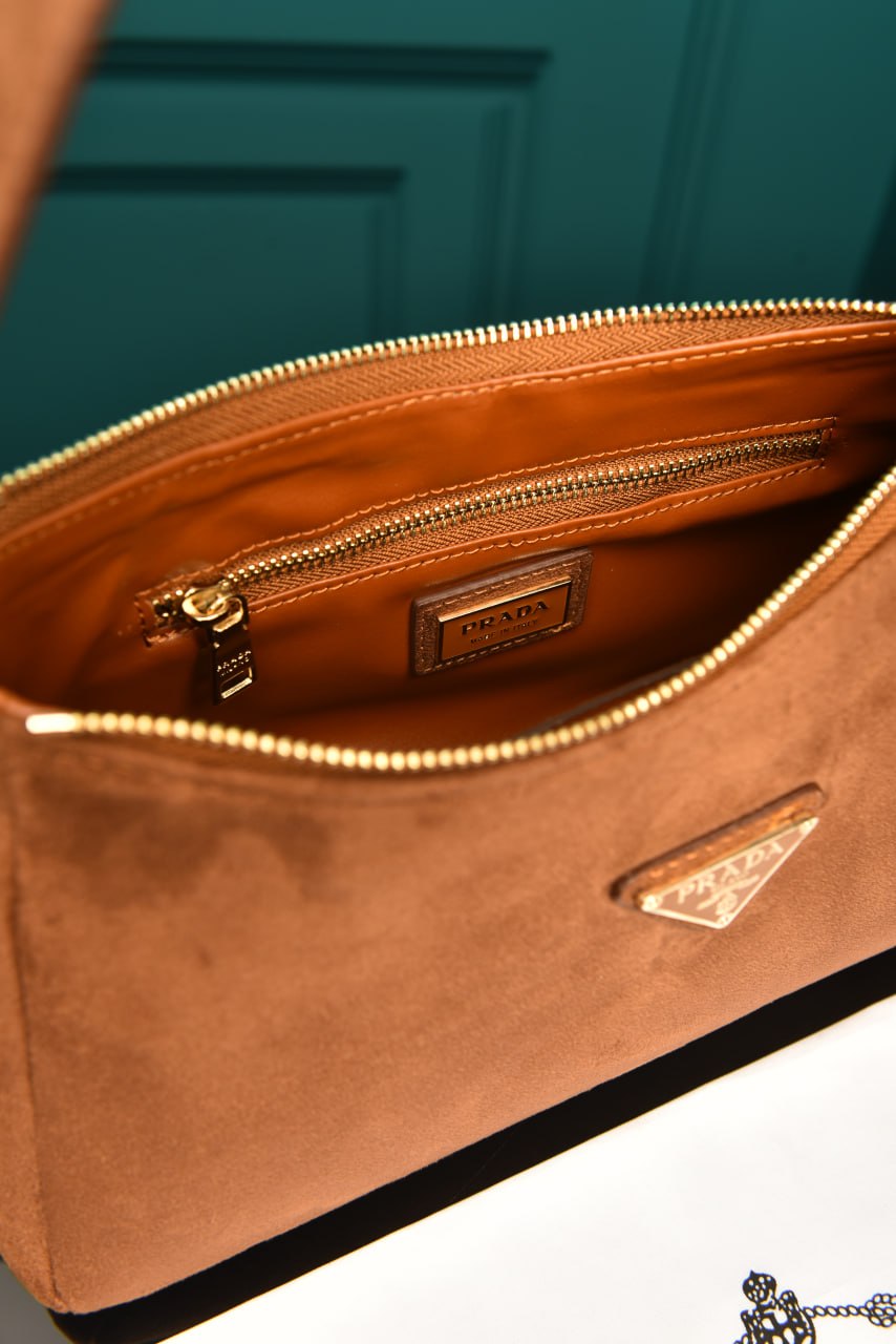 PRD - Aimee Medium Leather Shoulder Bag in Suede