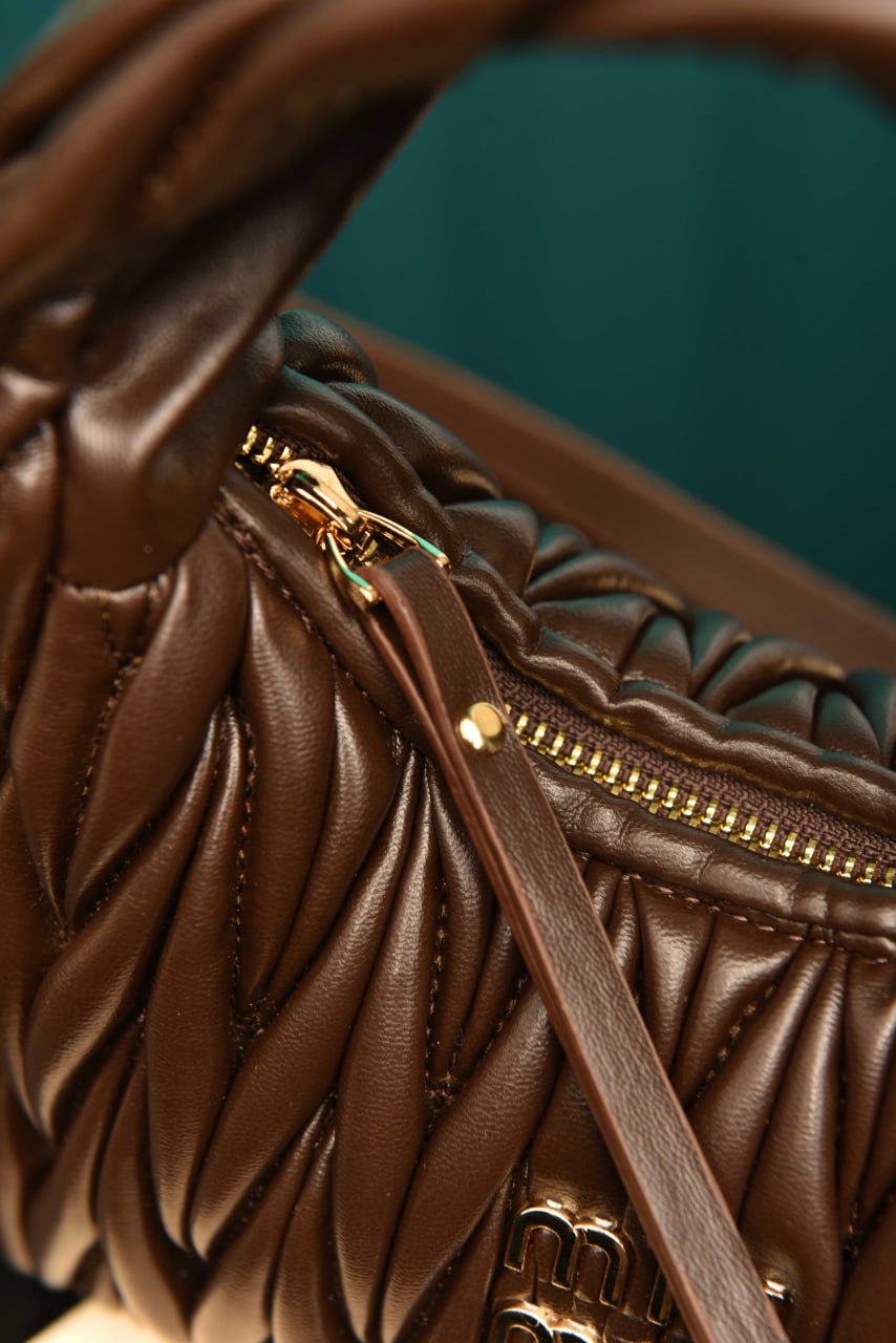 MM - Wander Matelasse Nappa Leather Hobo Mini Bag