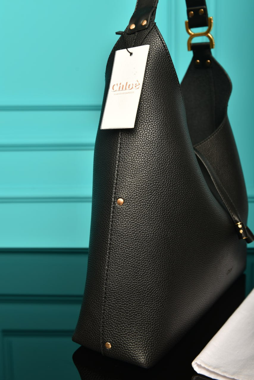 CLE -  Marcie Hobo Bag in Grained Leather
