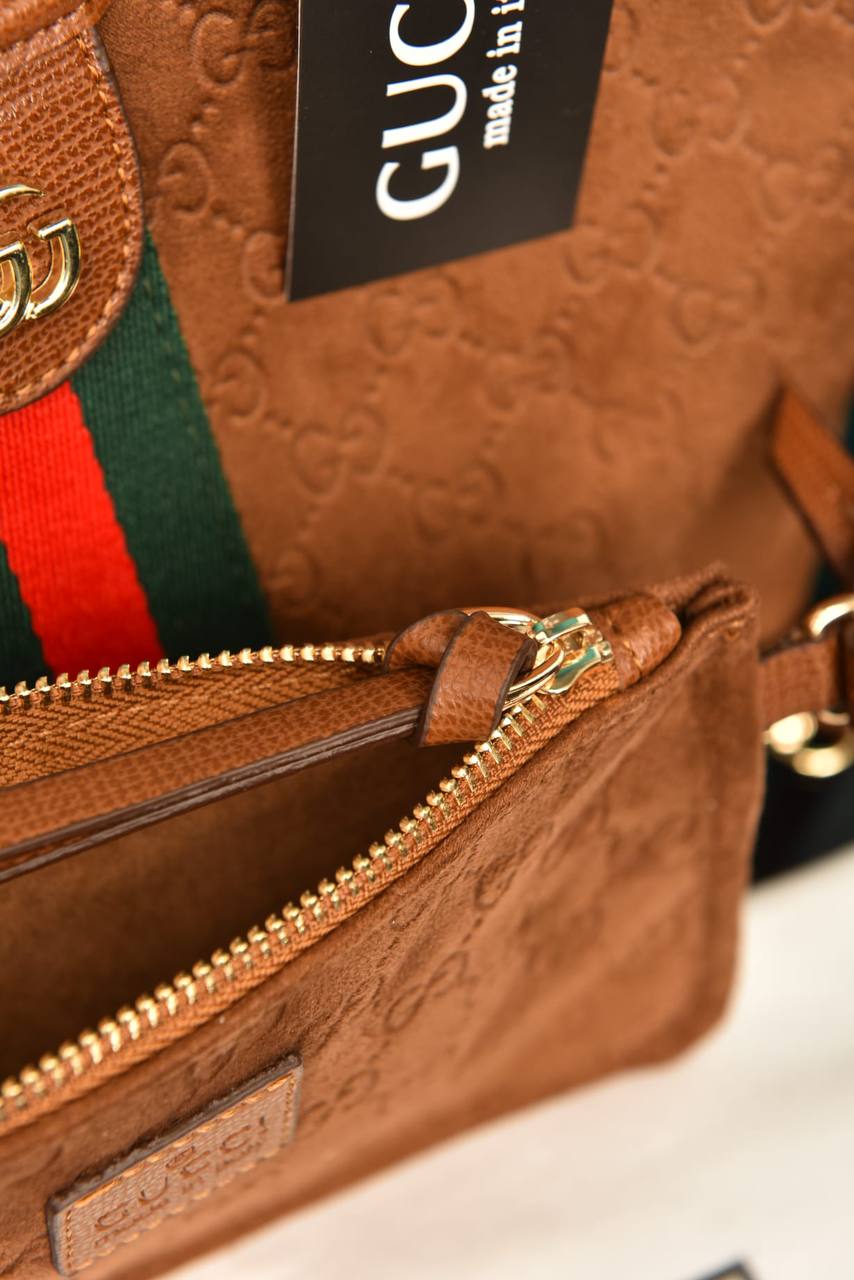 GG - Giglio Small Tote Bag in Suede