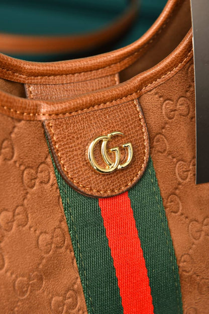 GG - Giglio Small Tote Bag in Suede