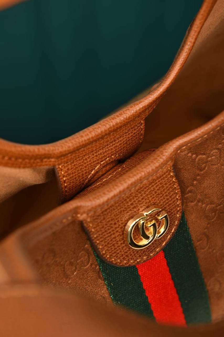 GG - Giglio Small Tote Bag in Suede