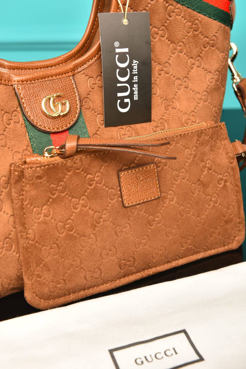 GG - Giglio Small Tote Bag in Suede
