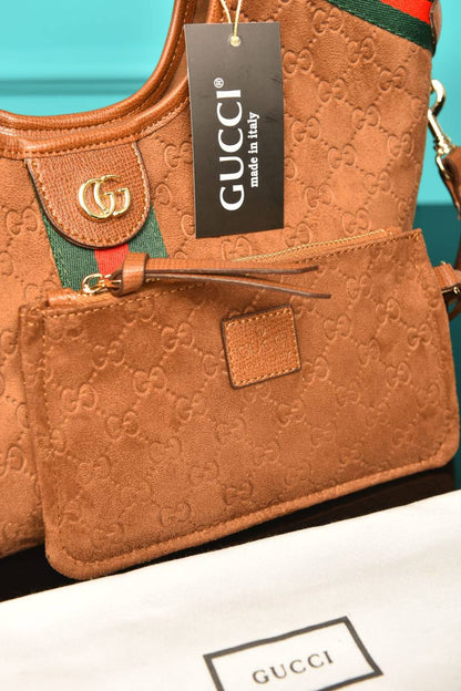 GG - Giglio Small Tote Bag in Suede