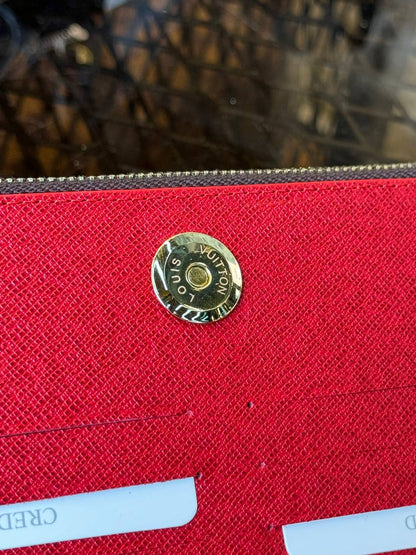 L - Leather Adele Wallet (Red)