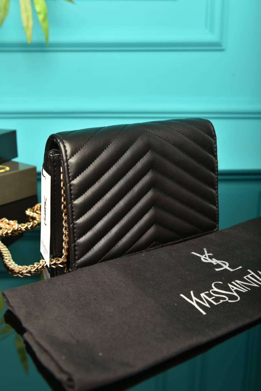 YSI -  Cassandre Leather Wallet on Chain