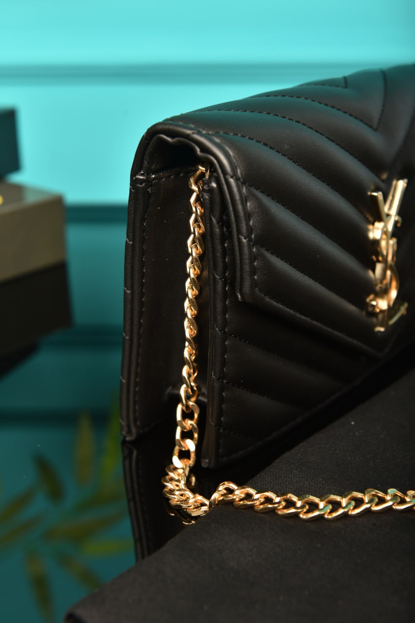 YSI -  Cassandre Leather Wallet on Chain