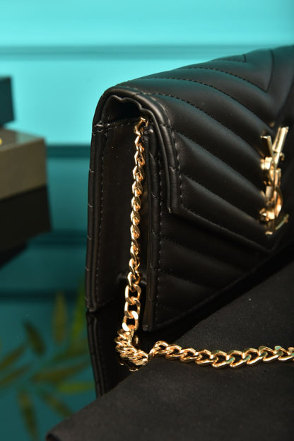 YSI -  Cassandre Leather Wallet on Chain