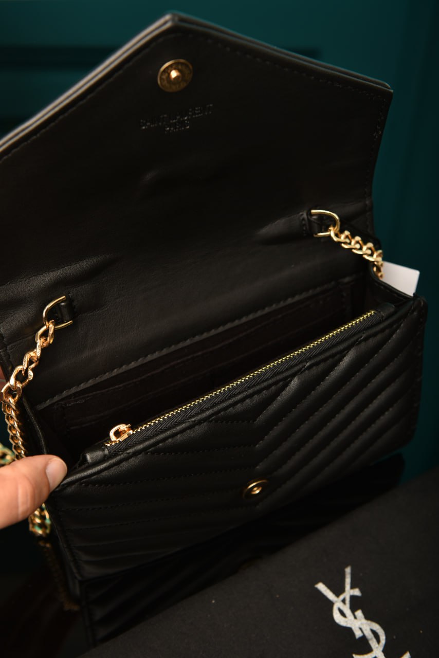 YSI -  Cassandre Leather Wallet on Chain