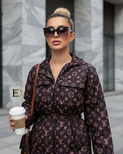 LVS -  Hooded Trench Coat