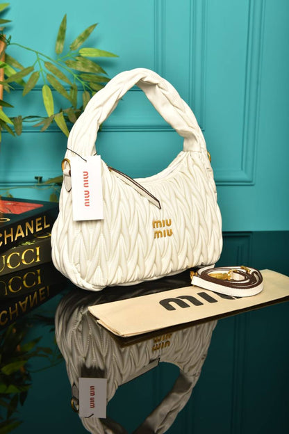 MM- Wander Matelasse Hobo Bag