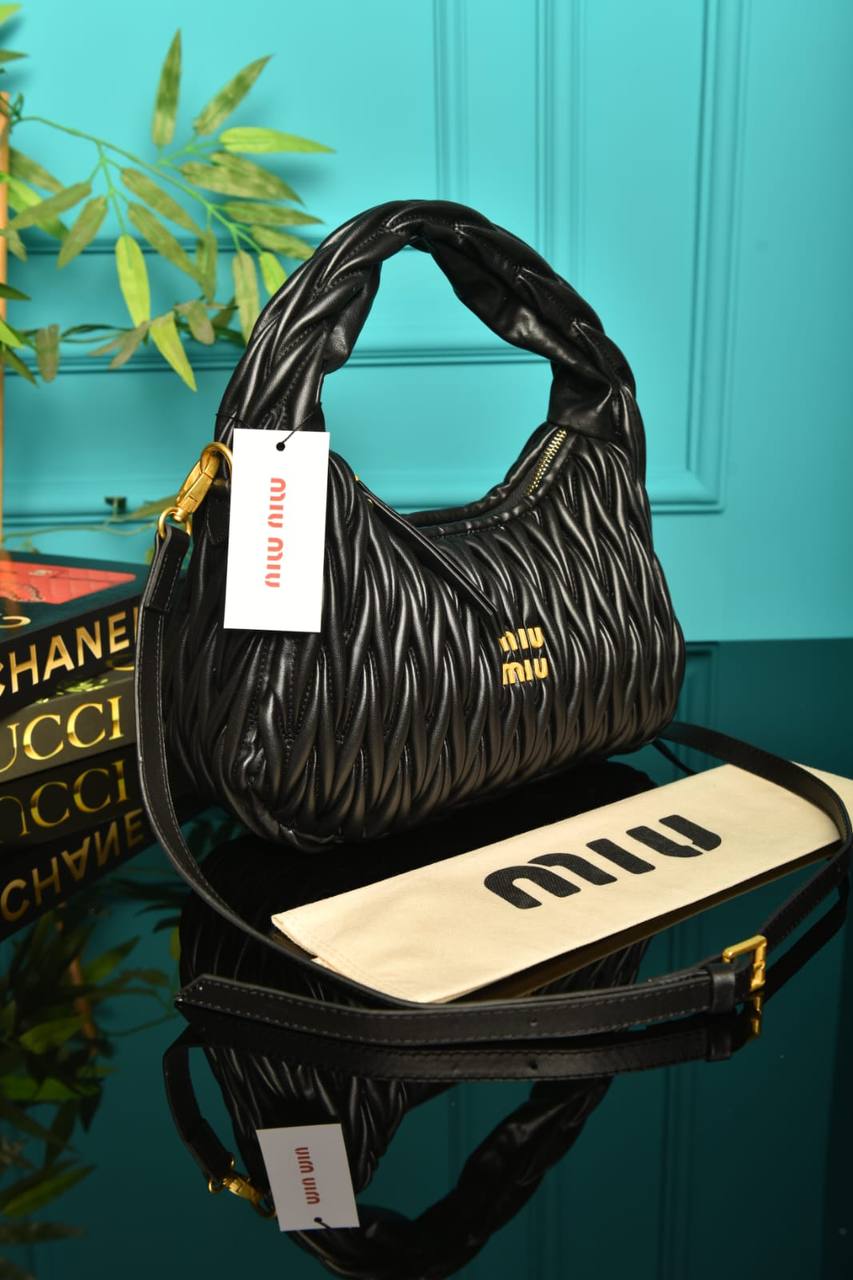 MM- Wander Matelasse Hobo Bag