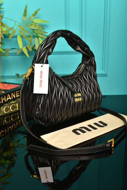 MM- Wander Matelasse Hobo Bag