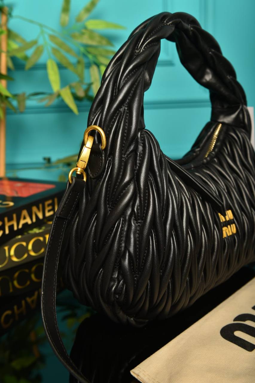 MM- Wander Matelasse Hobo Bag