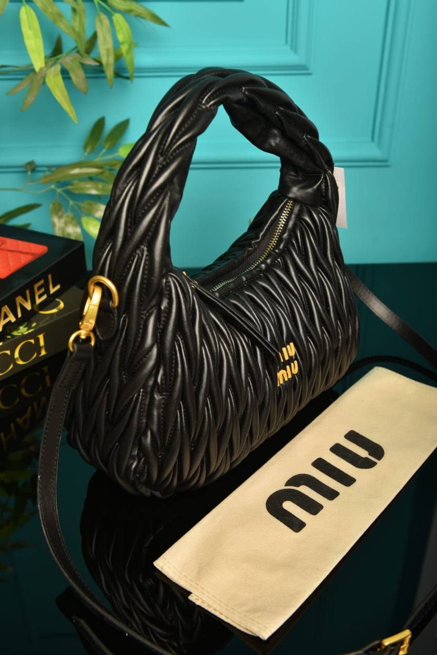 MM- Wander Matelasse Hobo Bag