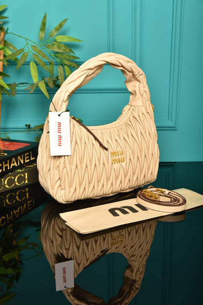 MM- Wander Matelasse Hobo Bag