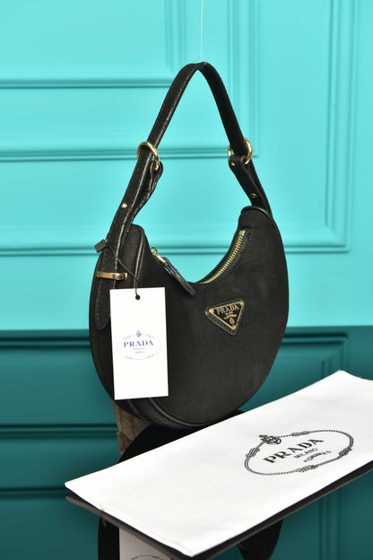 PRD - Arque Small Leather Shoulder Bag (Suede)
