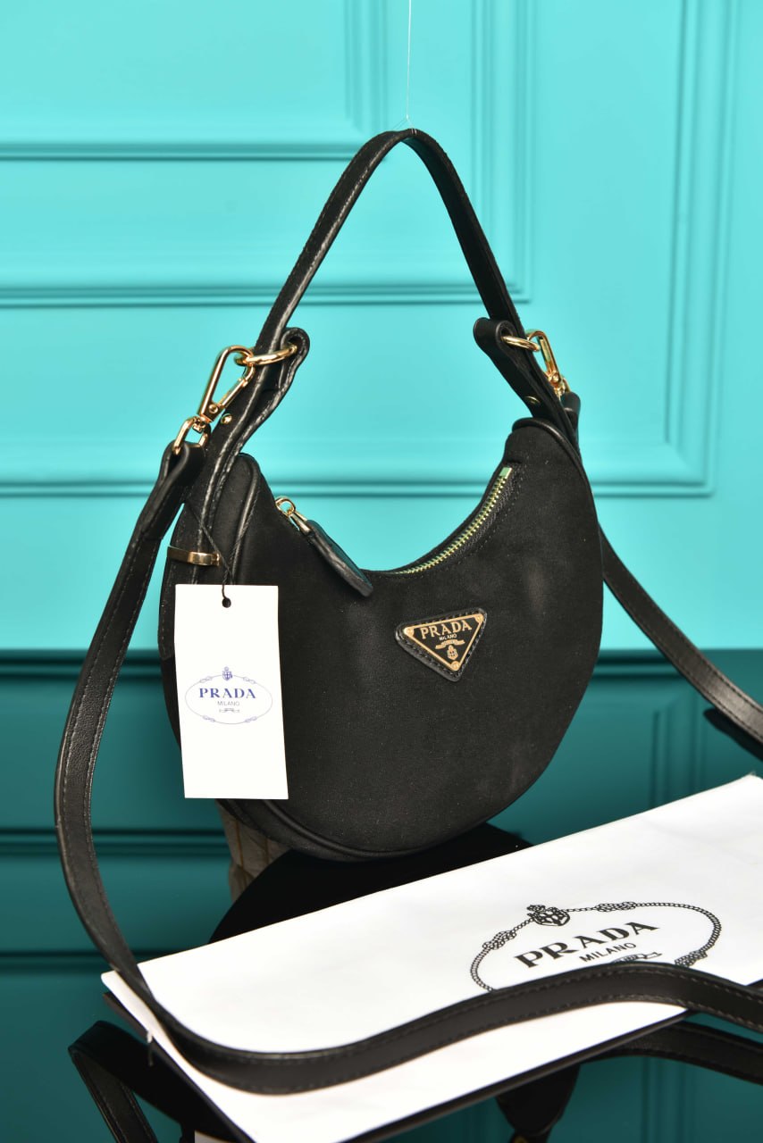 PRD - Arque Small Leather Shoulder Bag (Suede)