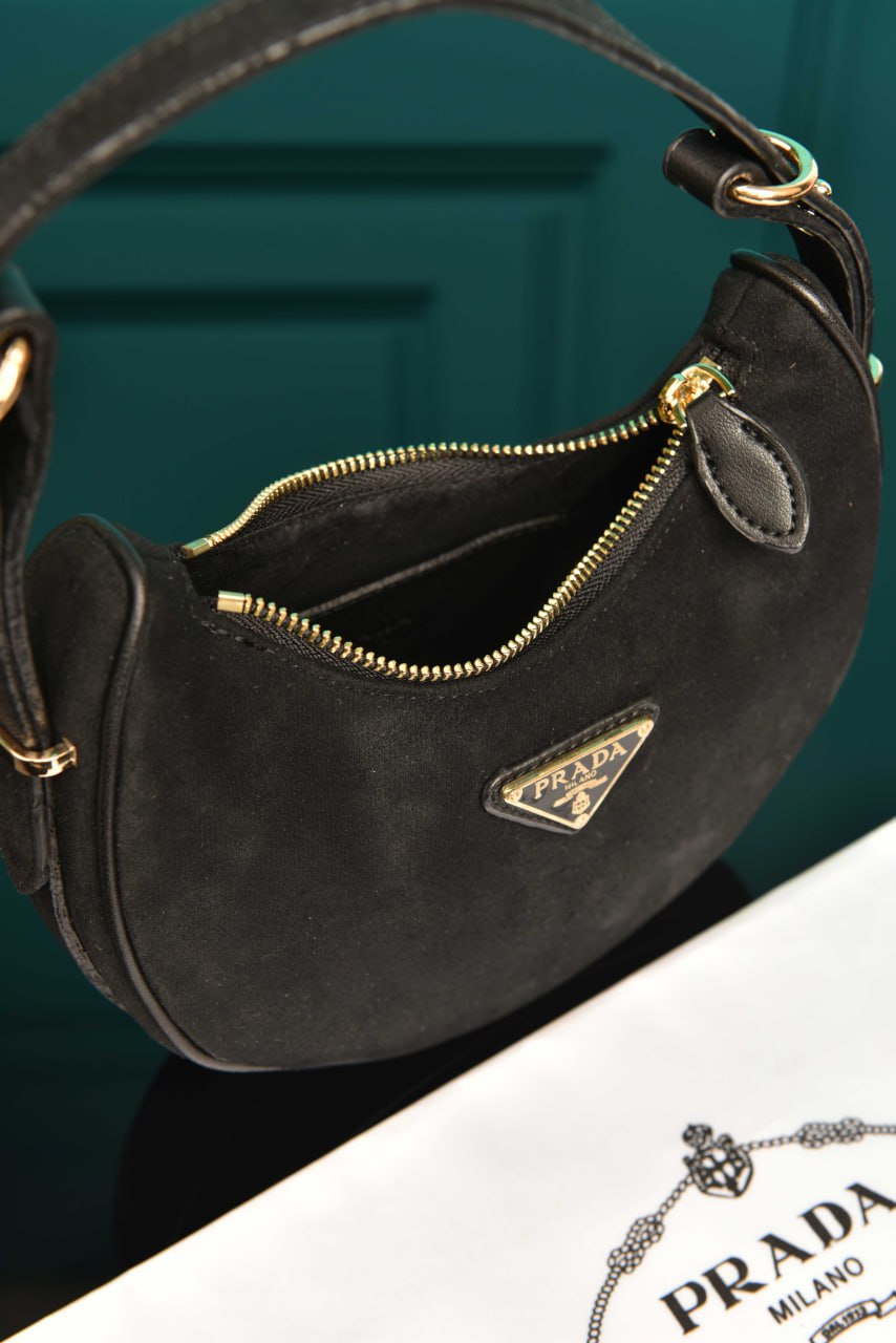 PRD - Arque Small Leather Shoulder Bag (Suede)