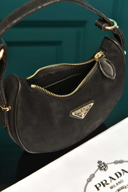 PRD - Arque Small Leather Shoulder Bag (Suede)