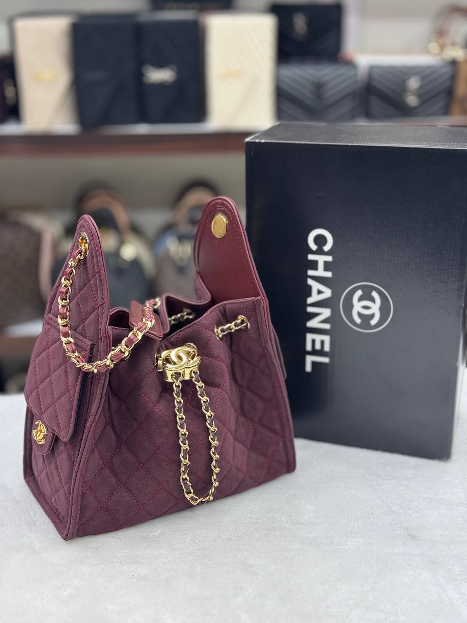 CH - 25 Small Handbag (Suede)
