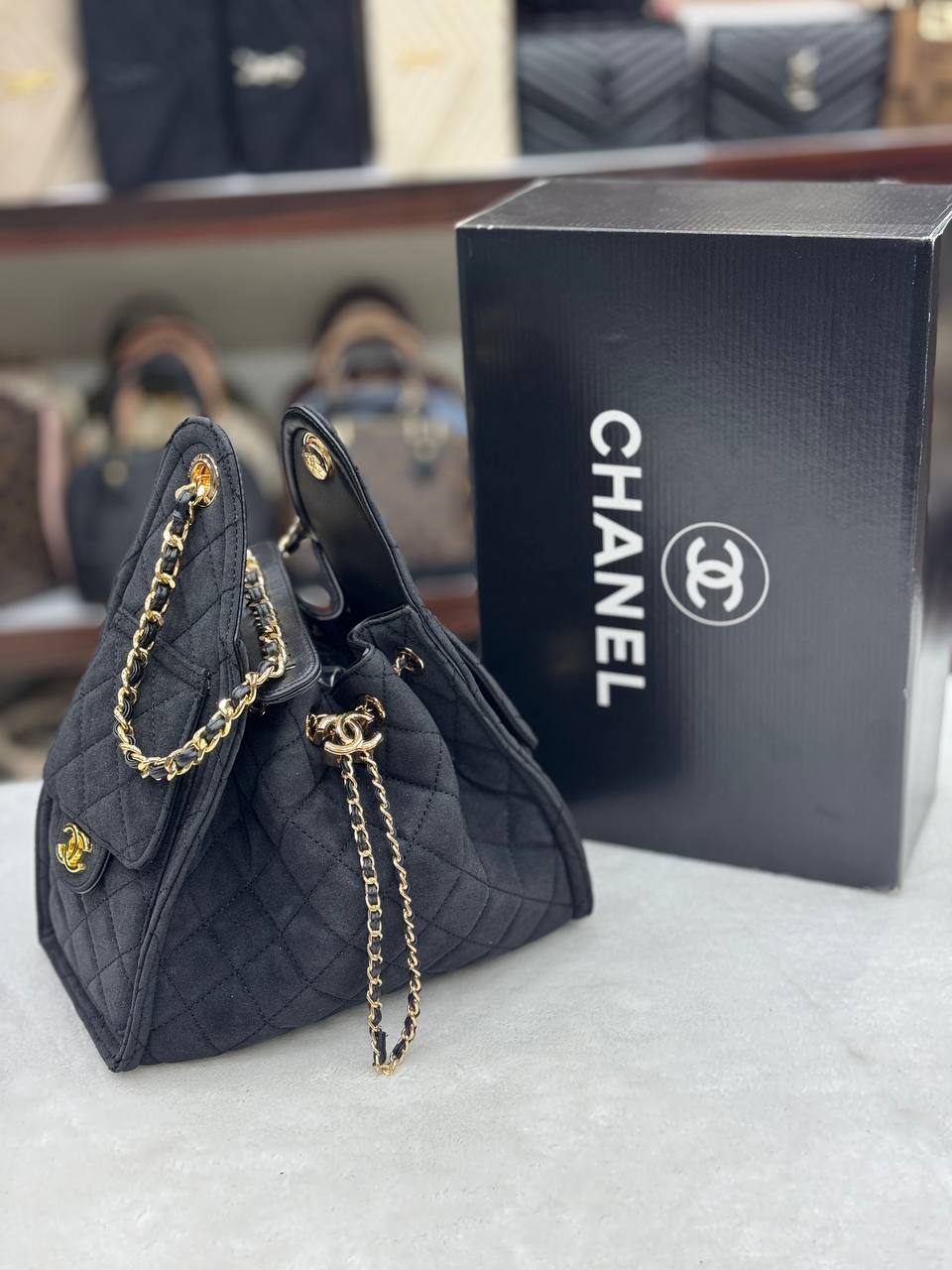 CH - 25 Small Handbag (Suede)