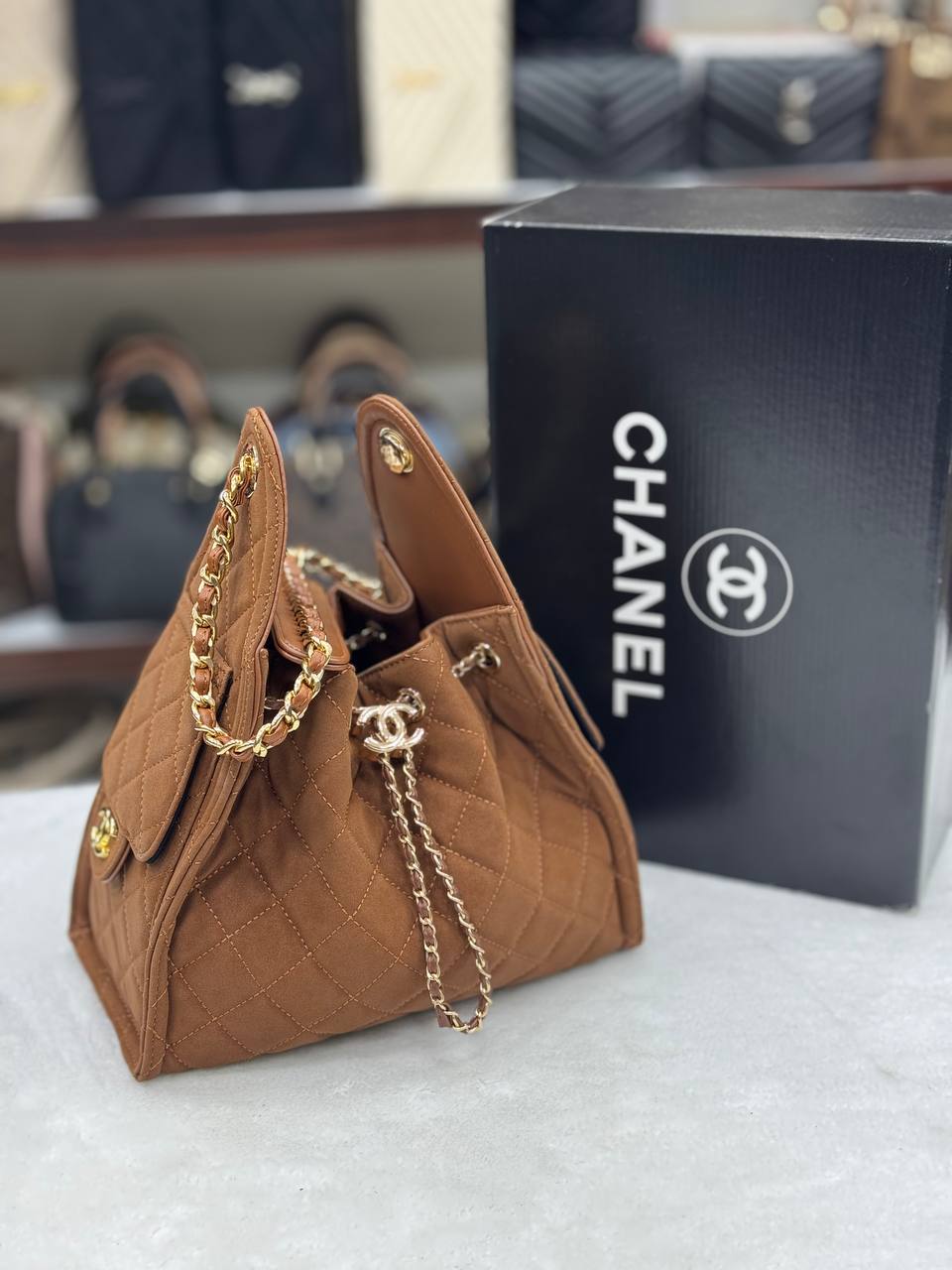 CH - 25 Small Handbag (Suede)